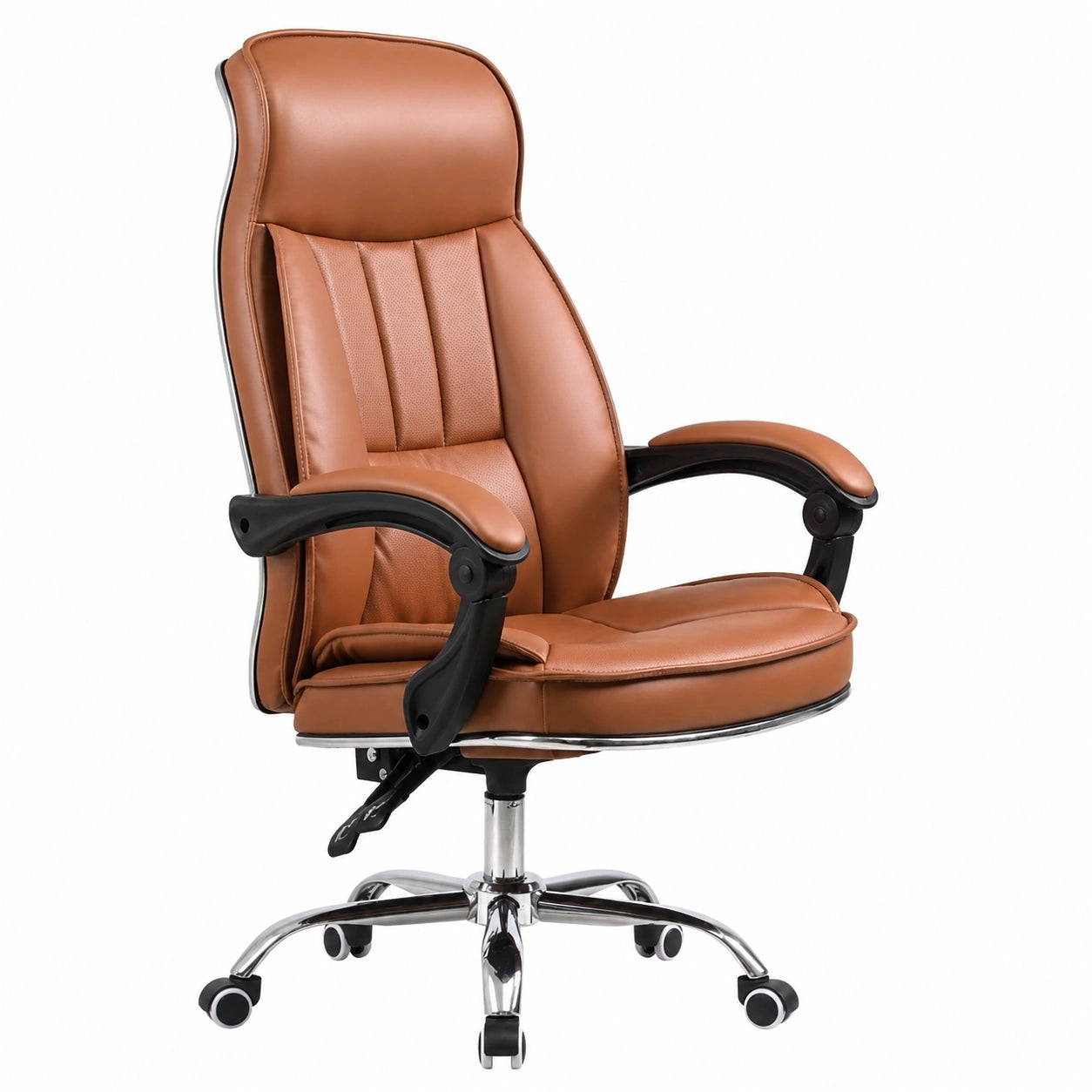 Sedia da Ufficio Ergonomica in Pelle PU, Facile da Pulire