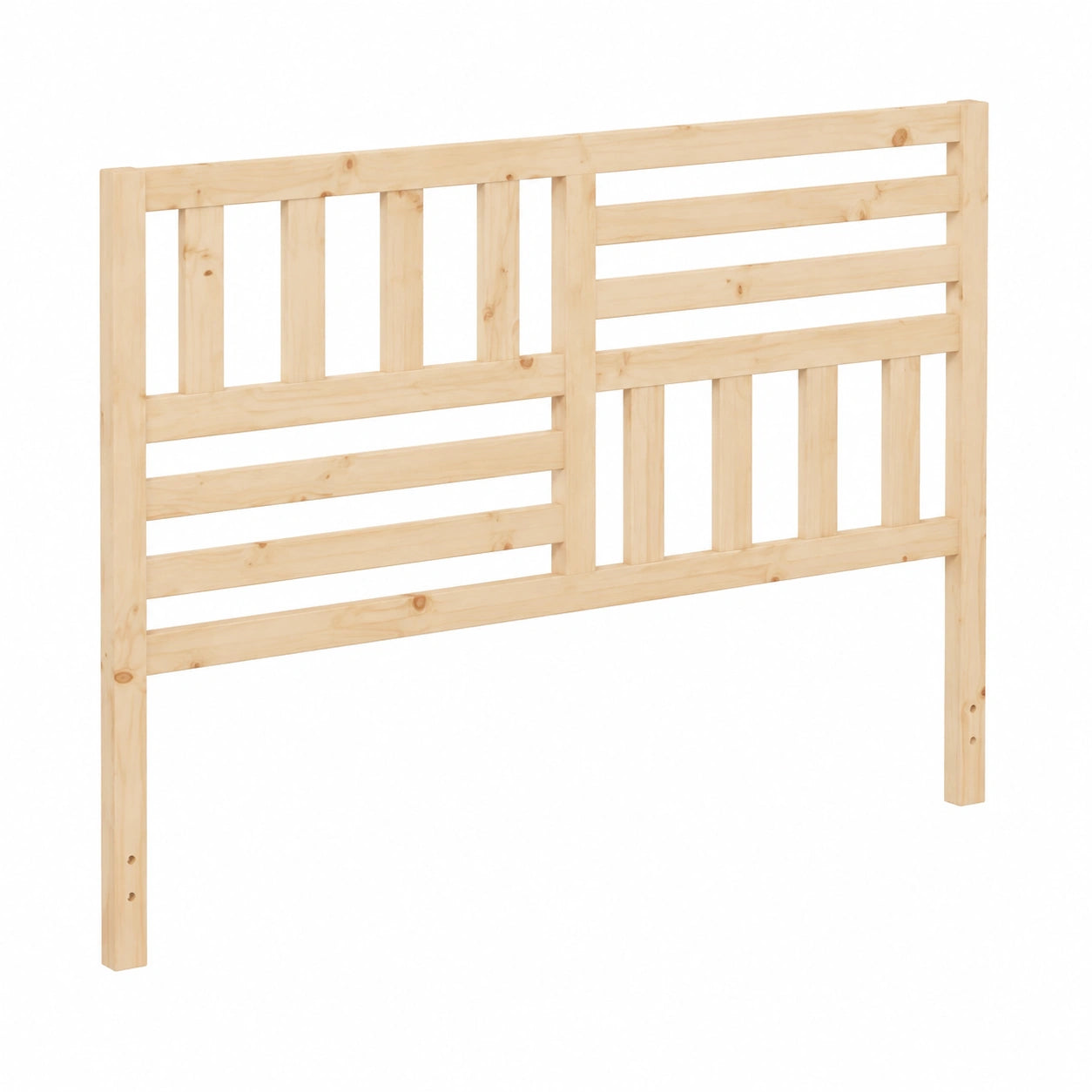 Camera da Letto Matrimoniale Completa con Struttura in Legno di Pino