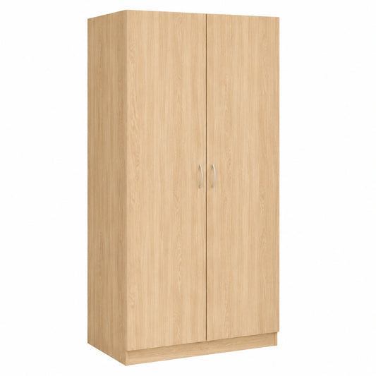 Armadio Spazioso con Asta e Ripiani in Rovere Sonoma 90x52x200 cm