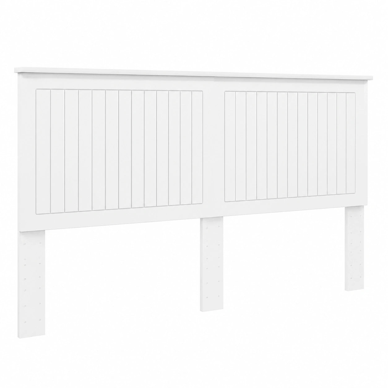 Testiera Elegante in Legno Bianco 160 cm per Camera Moderna
