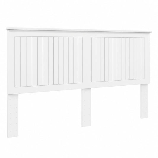 Testiera Elegante in Legno Bianco 160 cm per Camera Moderna