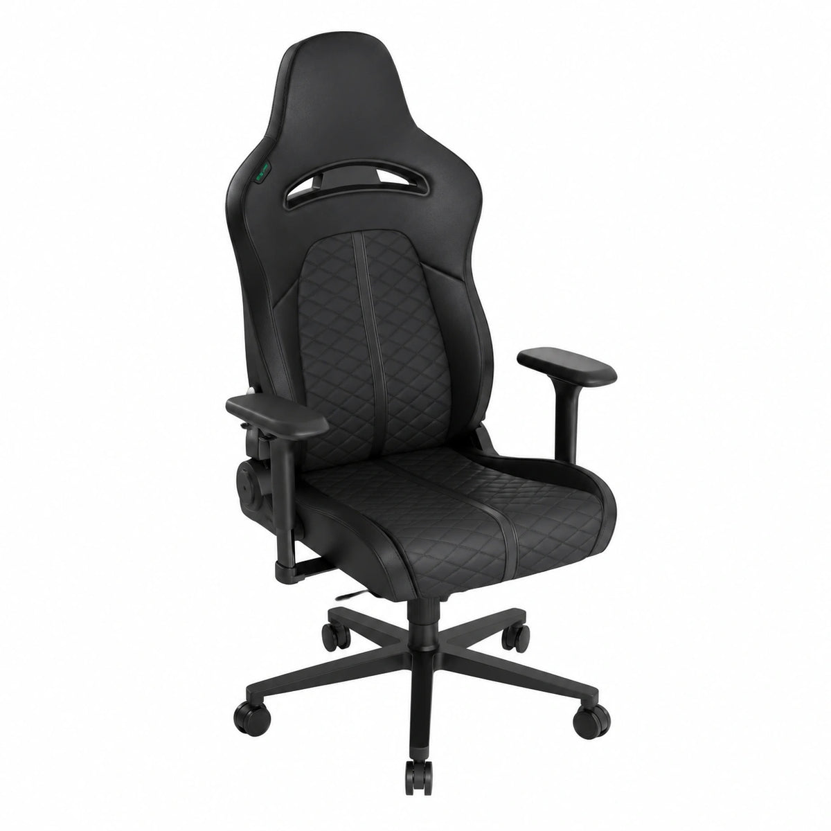 Razer Enki Sedia da Gaming Nero con Supporto Lombare, Pelle Sintetica Stratificata, Cuscini ad Alta Densità, Braccioli Regolabili 4D e Poggiatesta