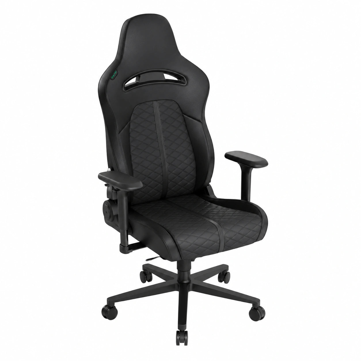 Razer Enki Sedia da Gaming Nero con Supporto Lombare, Pelle Sintetica Stratificata, Cuscini ad Alta Densità, Braccioli Regolabili 4D e Poggiatesta